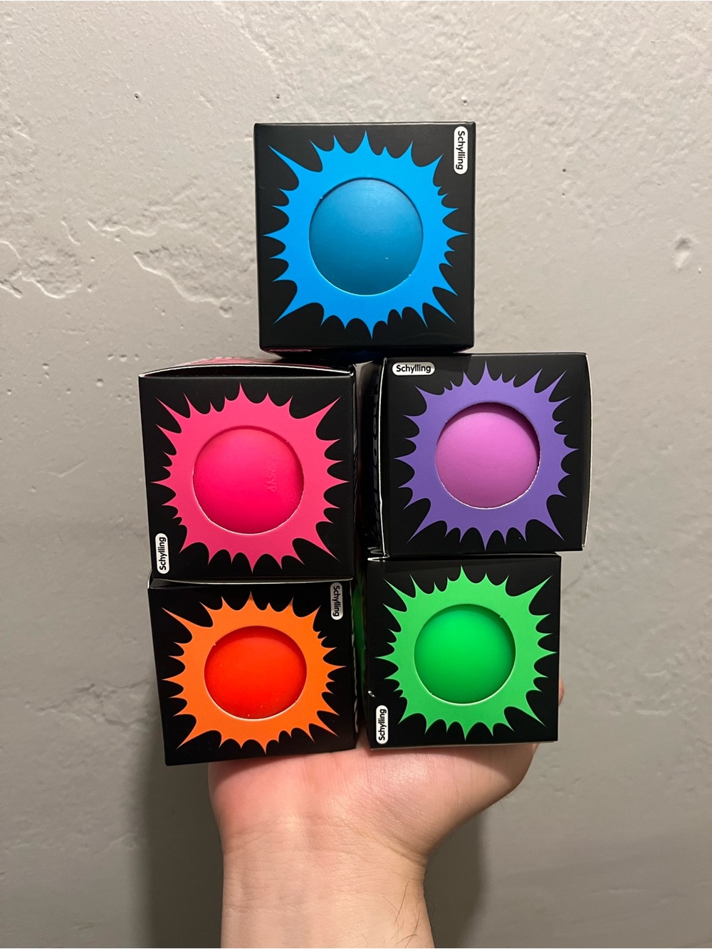 Needoh Glow In The Dark Set Of 5